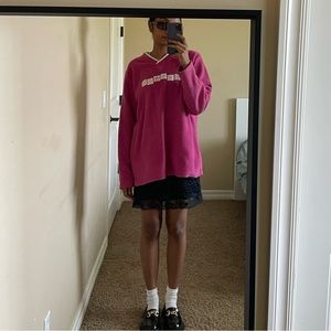 CROFT AND BARROW SPORT vintage embroidered sweater size XL